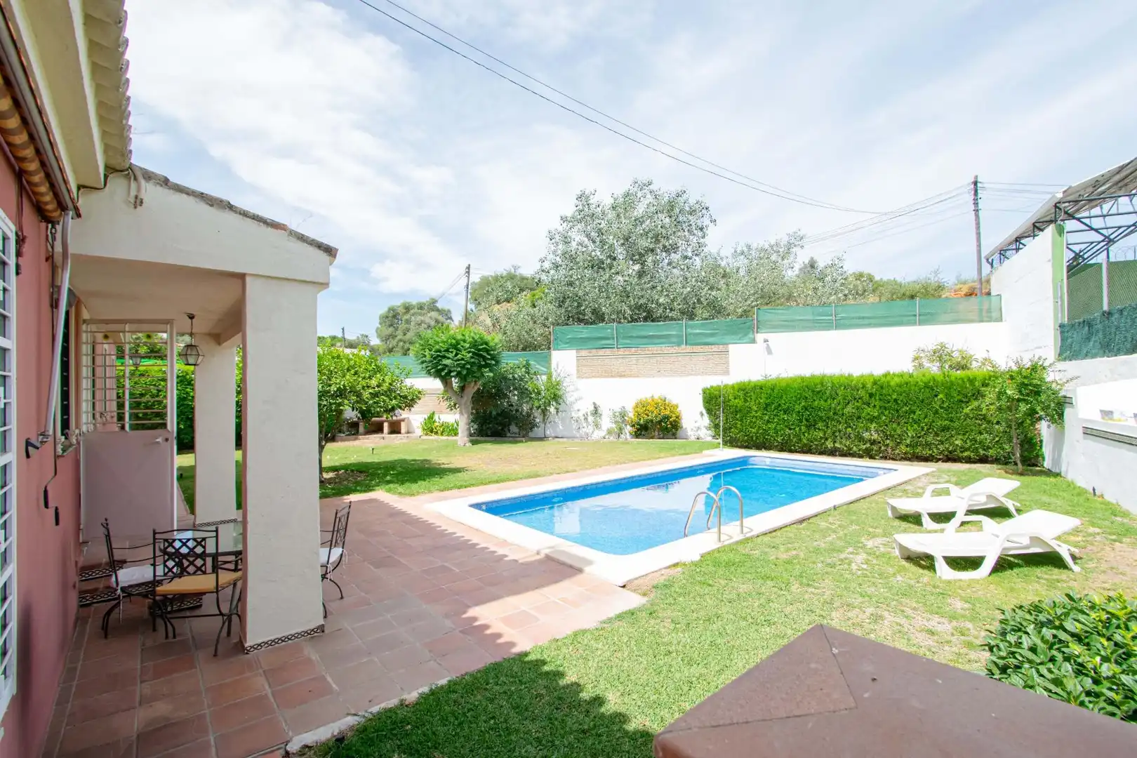 Jardí de Casa o xalet en venda en Alcalá de Guadaira amb Aire condicionat, Calefacció i Jardí privat