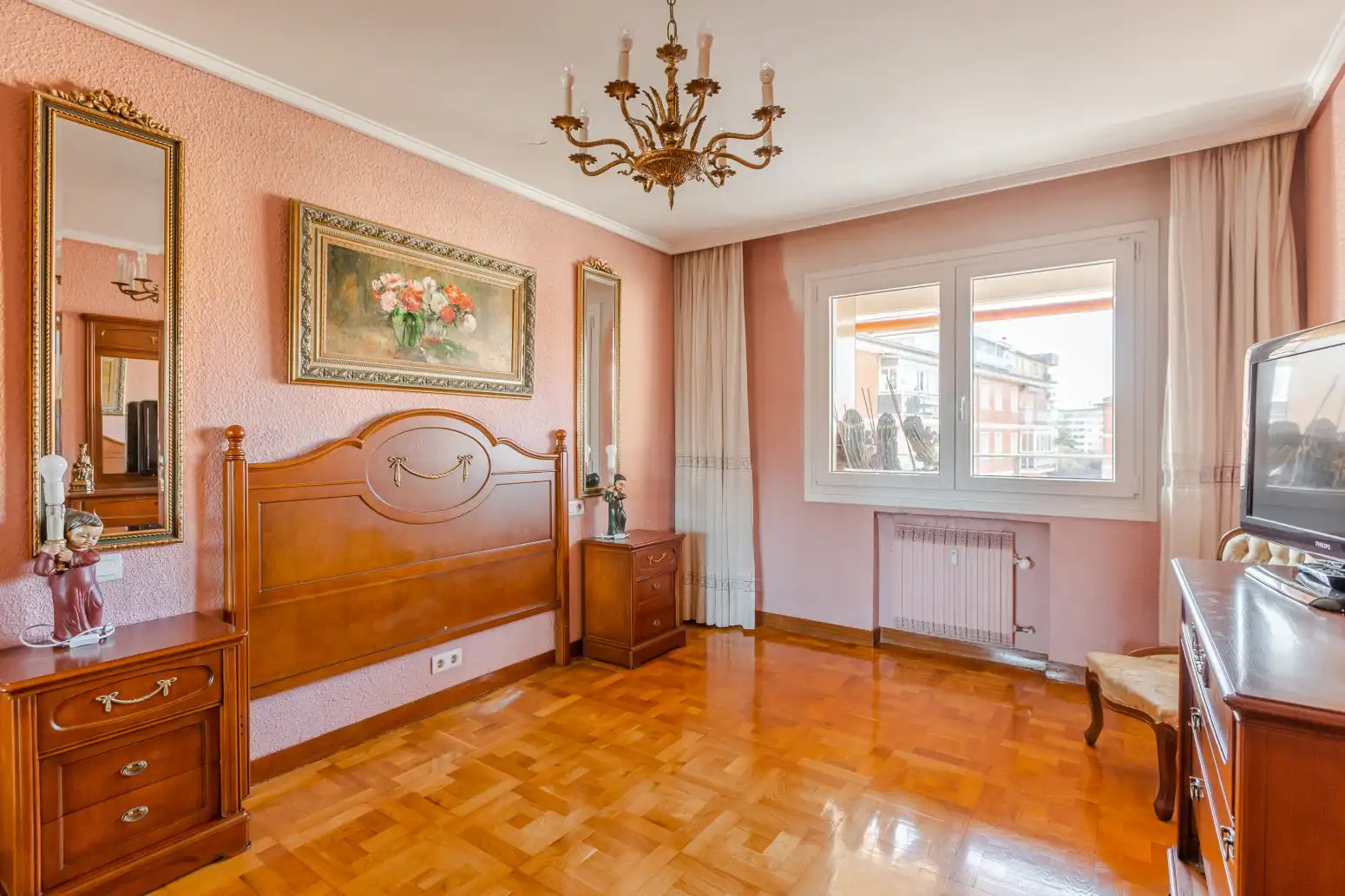 Bedroom of Flat for sale in  Pamplona / Iruña  with Heating and Terrace