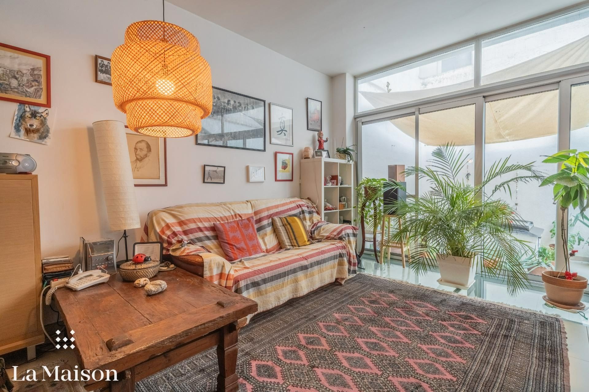 Sala d'estar de Dúplex en venda en Mataró amb Calefacció, Terrassa i TV