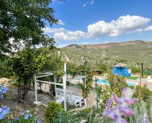 Garden of Single-family semi-detached for sale in Iznájar  with Air Conditioner, Terrace and Swimming Pool