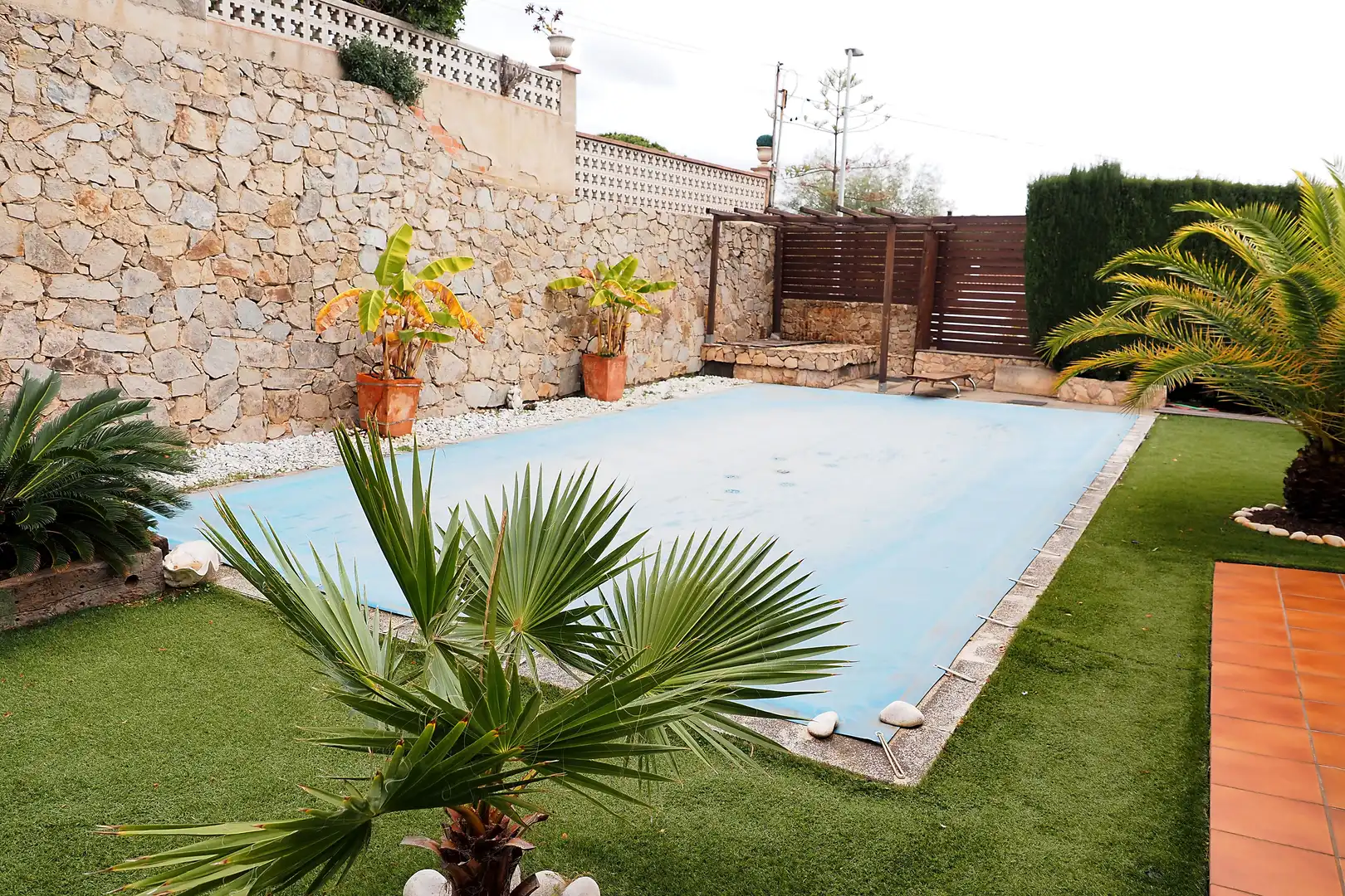 Piscina de Casa o xalet en venda en Canet de Mar amb Jardí privat, Terrassa i Piscina