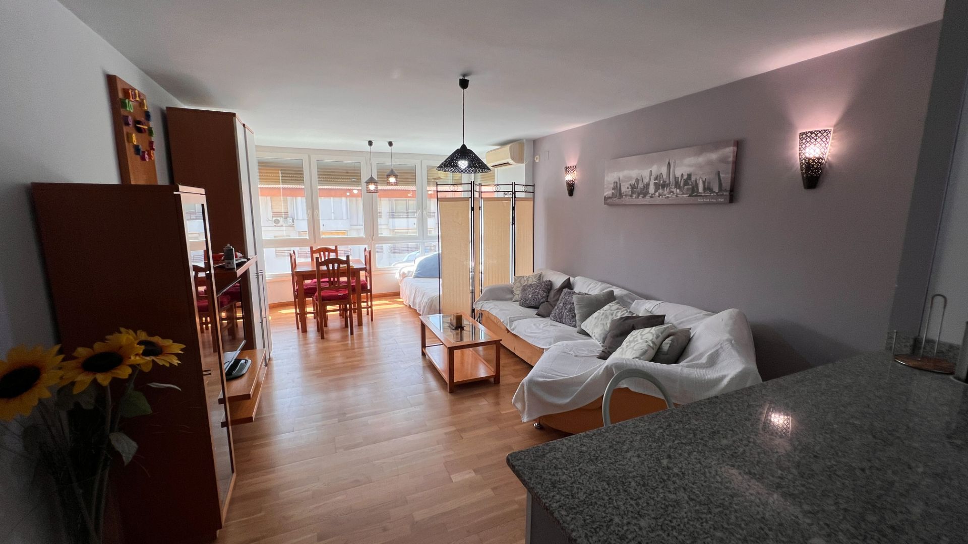 Living room of Apartment for sale in Torrox  with Air Conditioner, Parquet flooring and Storage room