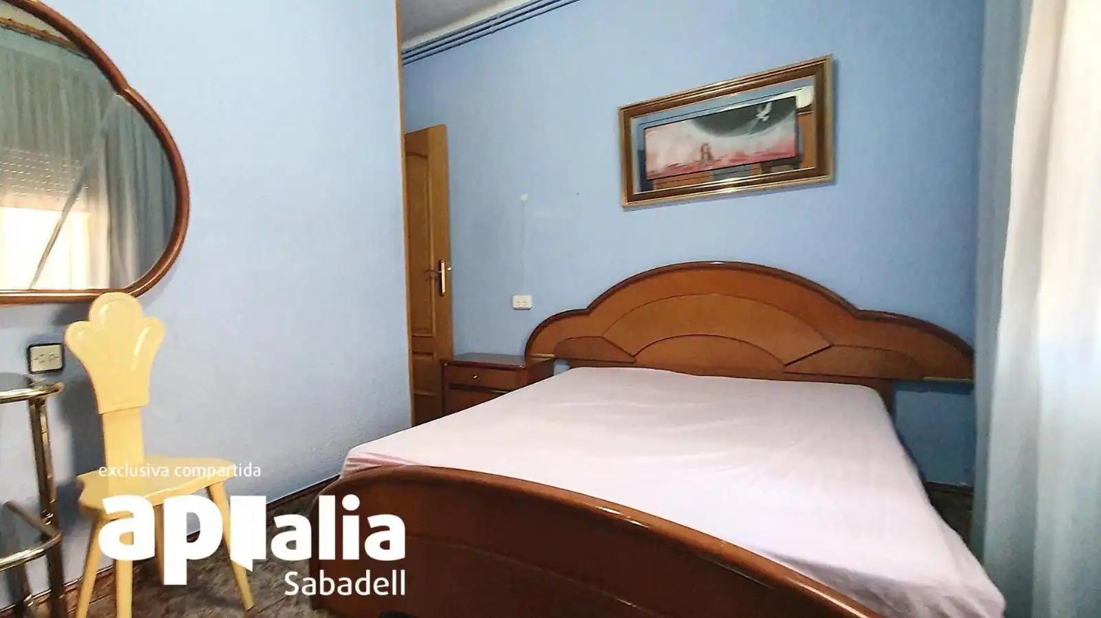 Bedroom of Flat for sale in Sabadell  with Heating, Terrace and Balcony