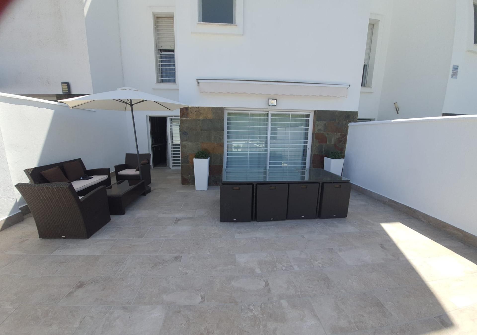 Terrace of Single-family semi-detached for sale in Chiclana de la Frontera  with Private garden, Terrace and Swimming Pool
