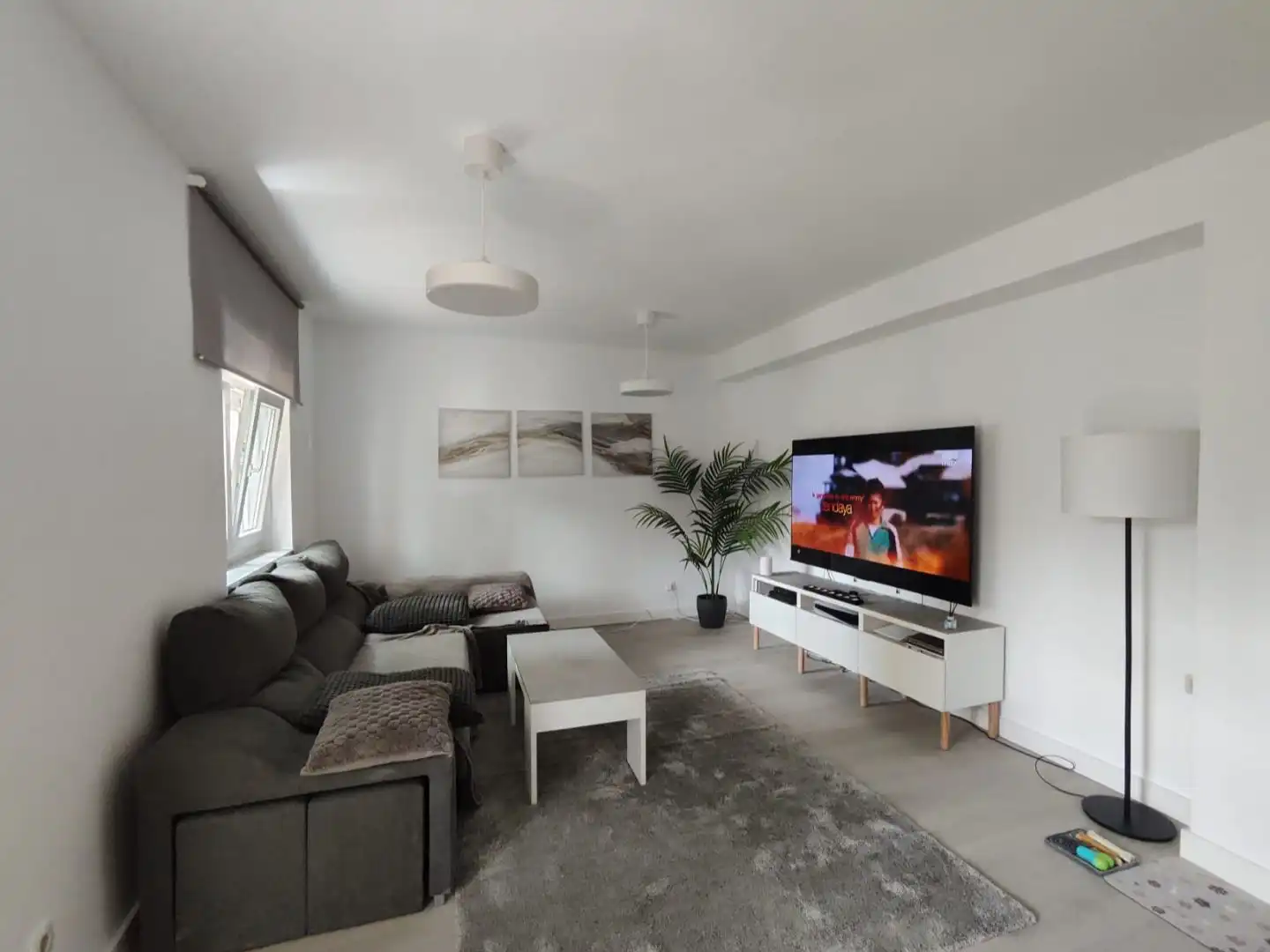 Living room of Flat for sale in Madrid  with Terrace, Storage room and Washing machine