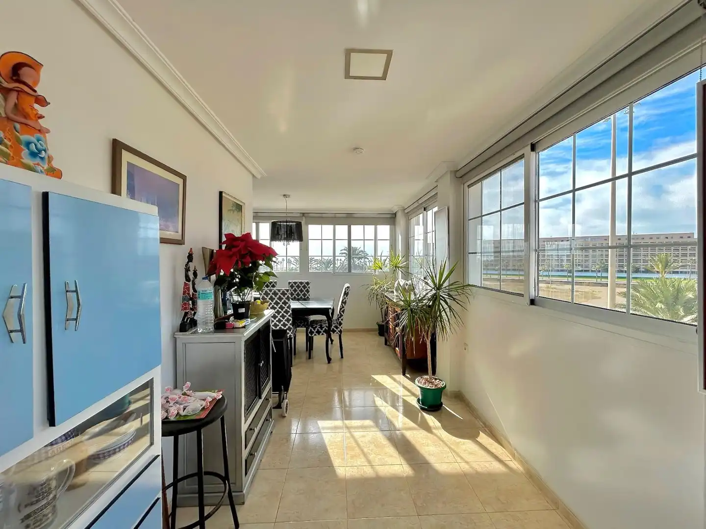 Dining room of Attic for sale in Roquetas de Mar  with Private garden, Terrace and Furnished