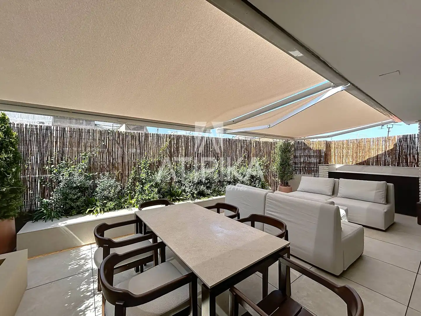 Terrace of Flat for rent in Barcelona  with Air Conditioner, Terrace and Furnished