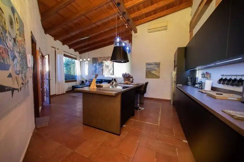 Cocina de Casa o chalet en venta en El Sauzal con Jardín privado, Terraza y Piscina