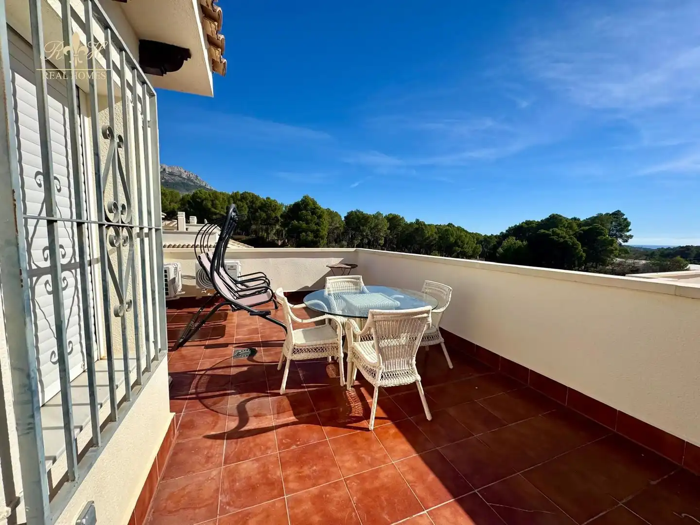 Terraza de Casa adosada de alquiler en Altea con Aire acondicionado, Terraza y Piscina
