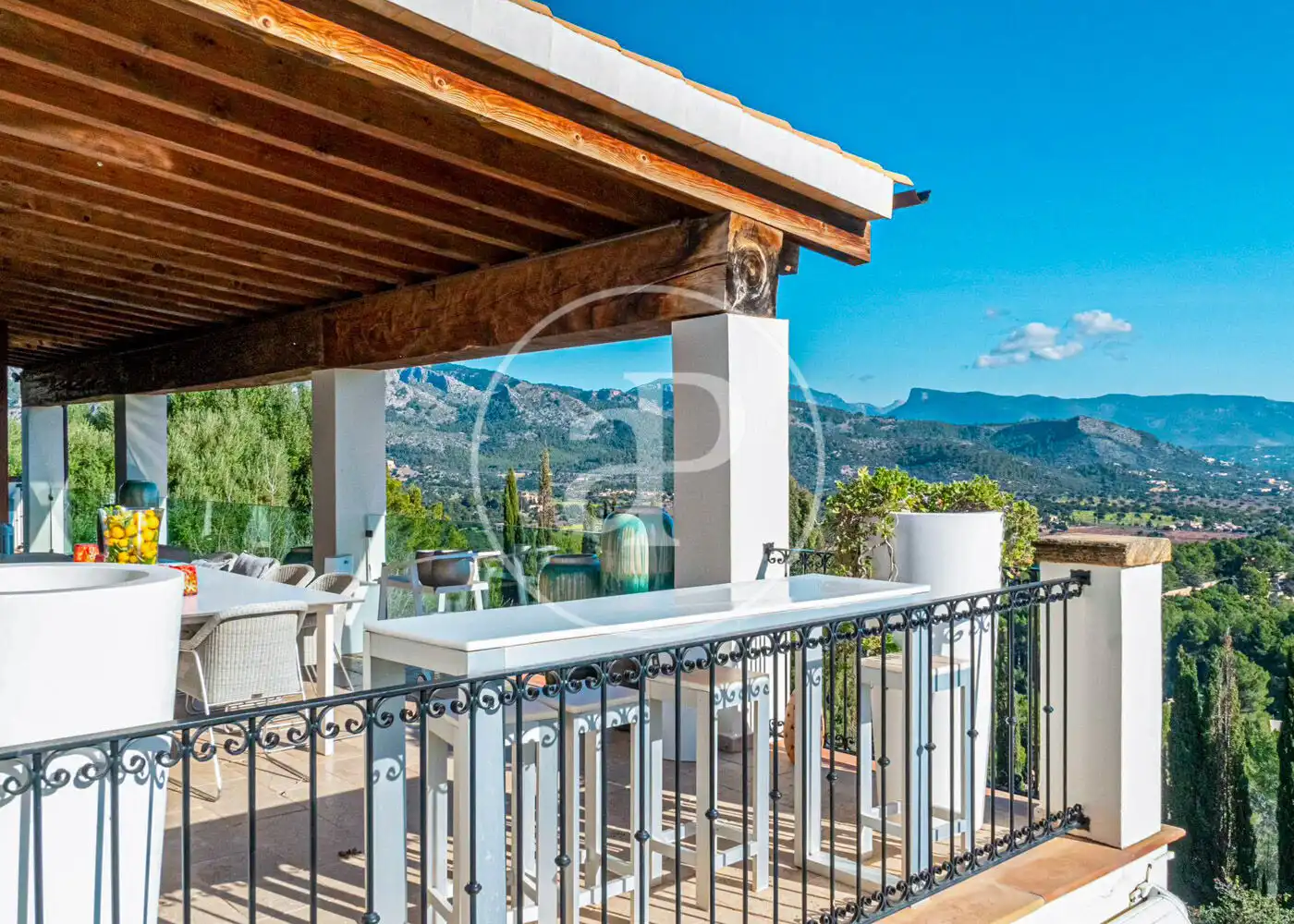 Terraza de Casa o chalet de alquiler en Esporles con Aire acondicionado, Calefacción y Jardín privado