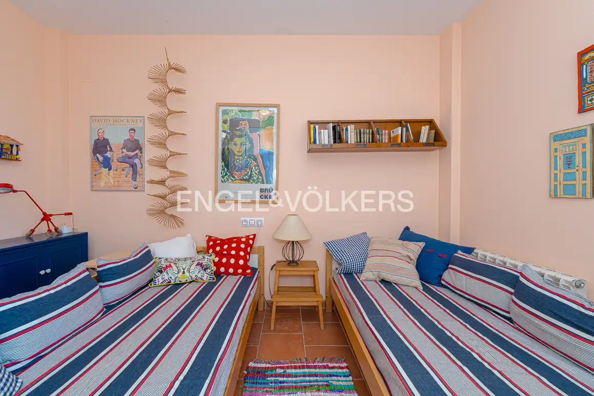 Bedroom of Houses for sale in Villajoyosa / La Vila Joiosa  with Air Conditioner, Private garden and Terrace