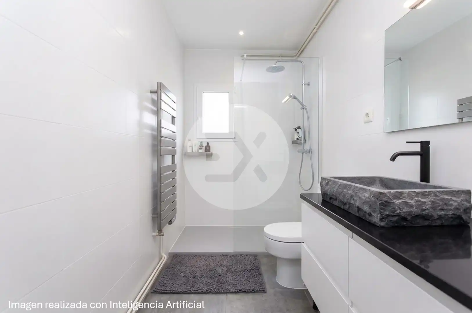Bathroom of Flat for sale in Castelldefels  with Parquet flooring, Terrace and Oven