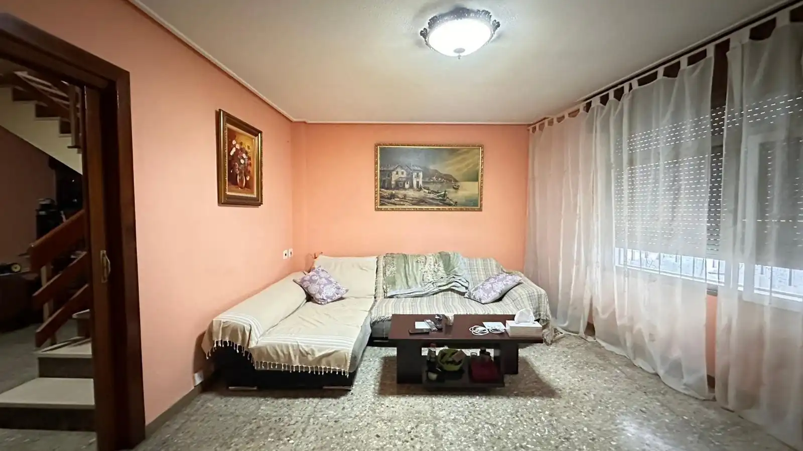 Living room of Houses for sale in Carlet  with Terrace, Storage room and Balcony