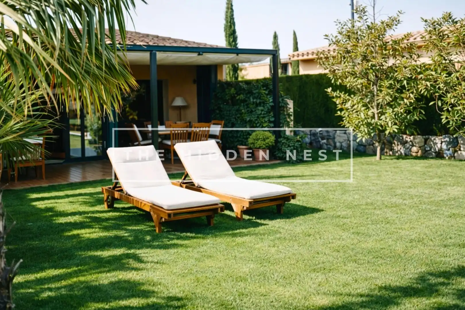 Garden of Houses for sale in Navata  with Air Conditioner, Heating and Private garden