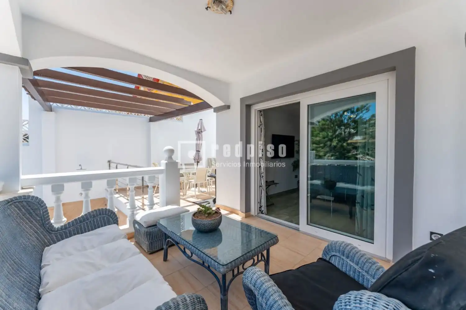 Terrace of Houses for rent in Benalmádena  with Private garden, Terrace and Storage room
