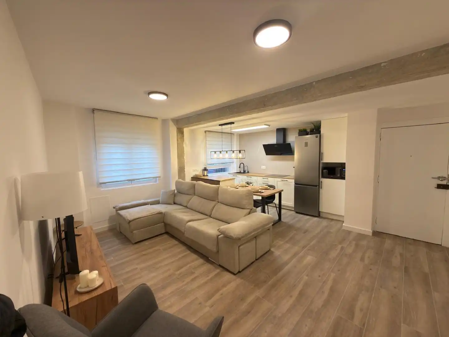Sala de estar de Piso en venta en Oviedo  con Amueblado