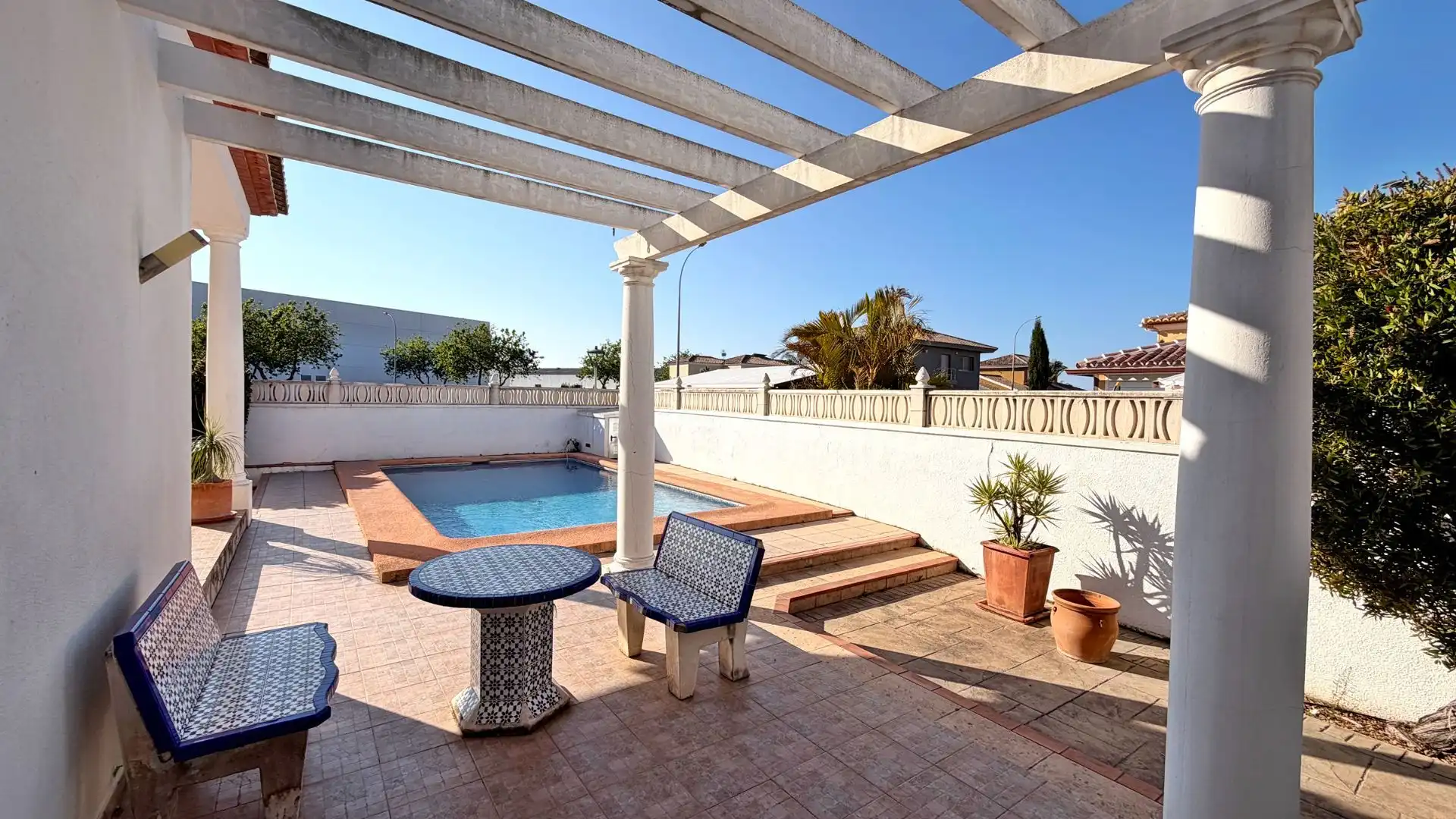 Terraza de Casa o chalet en venta en El Verger con Aire acondicionado, Calefacción y Jardín privado