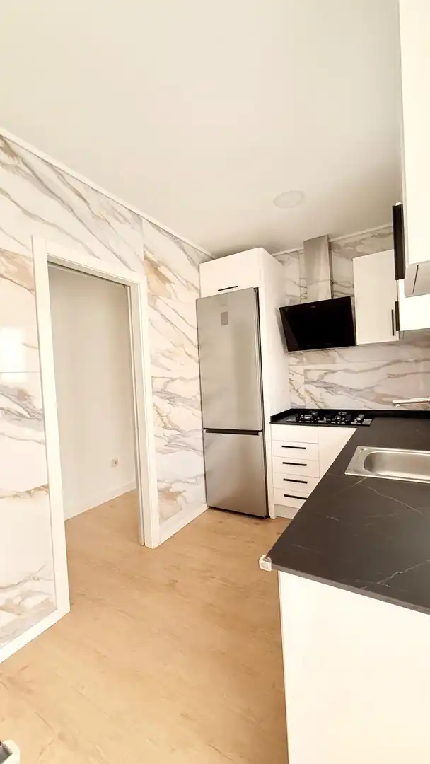 Kitchen of Attic for sale in Cunit  with Air Conditioner, Parquet flooring and Terrace
