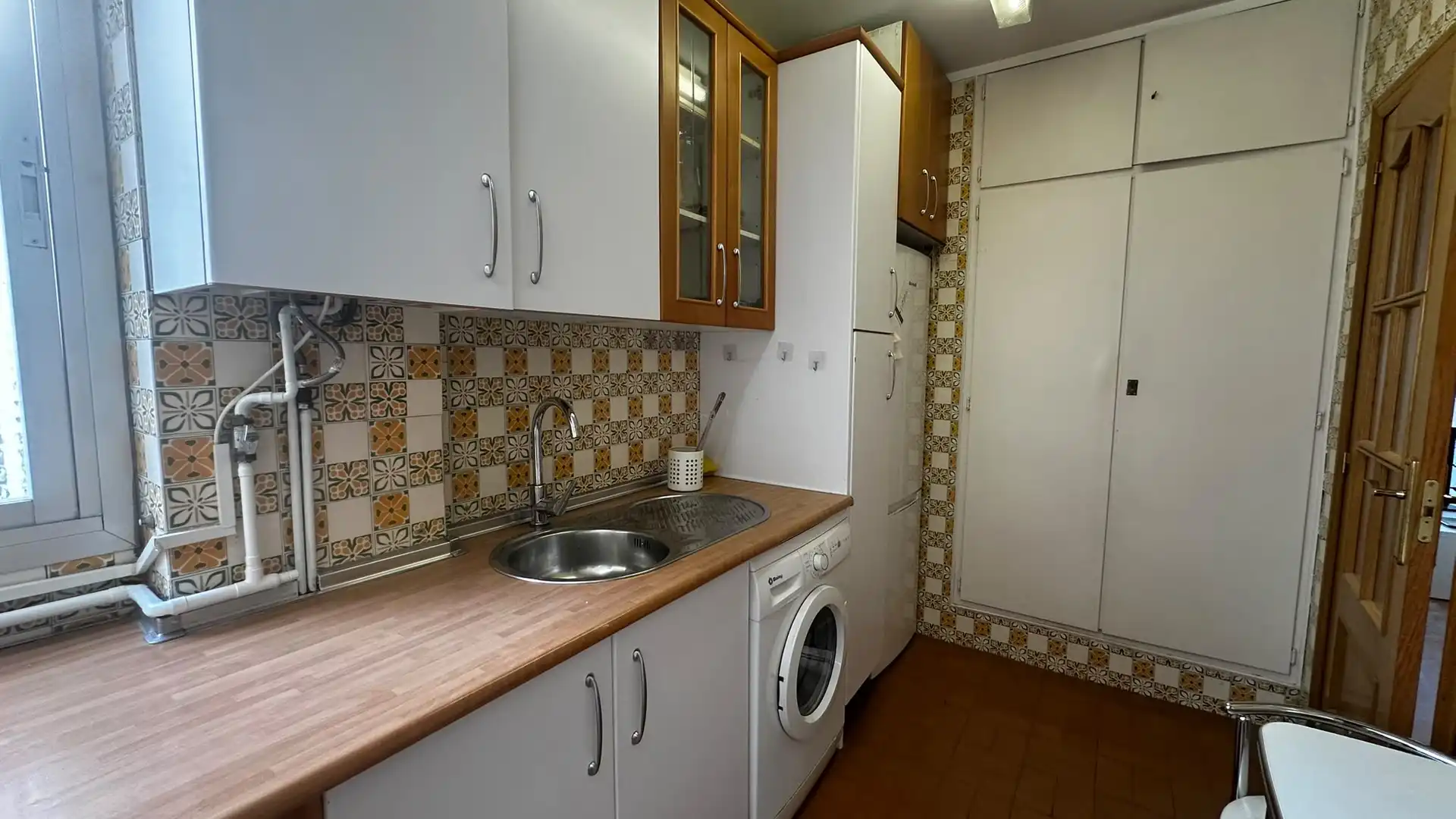 Kitchen of Flat for rent in Madrid  with Heating
