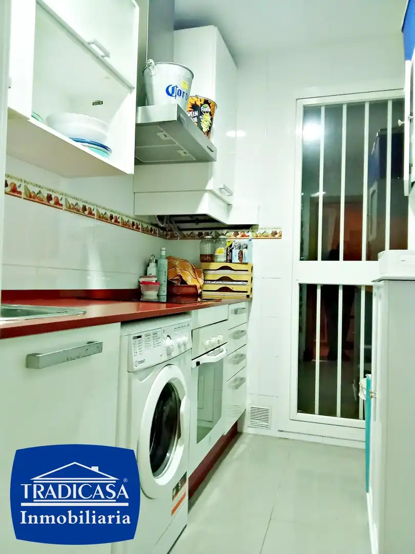 Kitchen of Flat for sale in Jerez de la Frontera  with Air Conditioner and Furnished