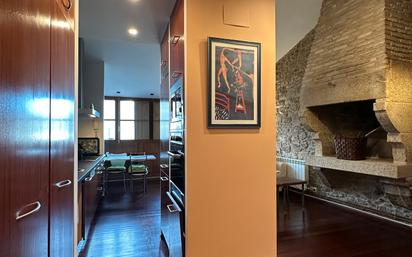 Kitchen of Apartment to rent in Santiago de Compostela   with Heating, Parquet flooring and Furnished
