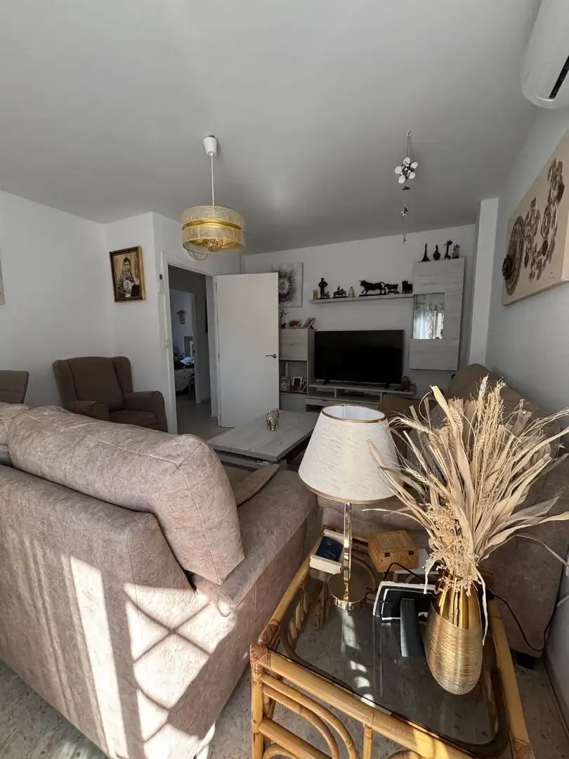 Sala de estar de Piso en venta en Sanlúcar de Barrameda con Aire acondicionado, Jardín privado y Amueblado