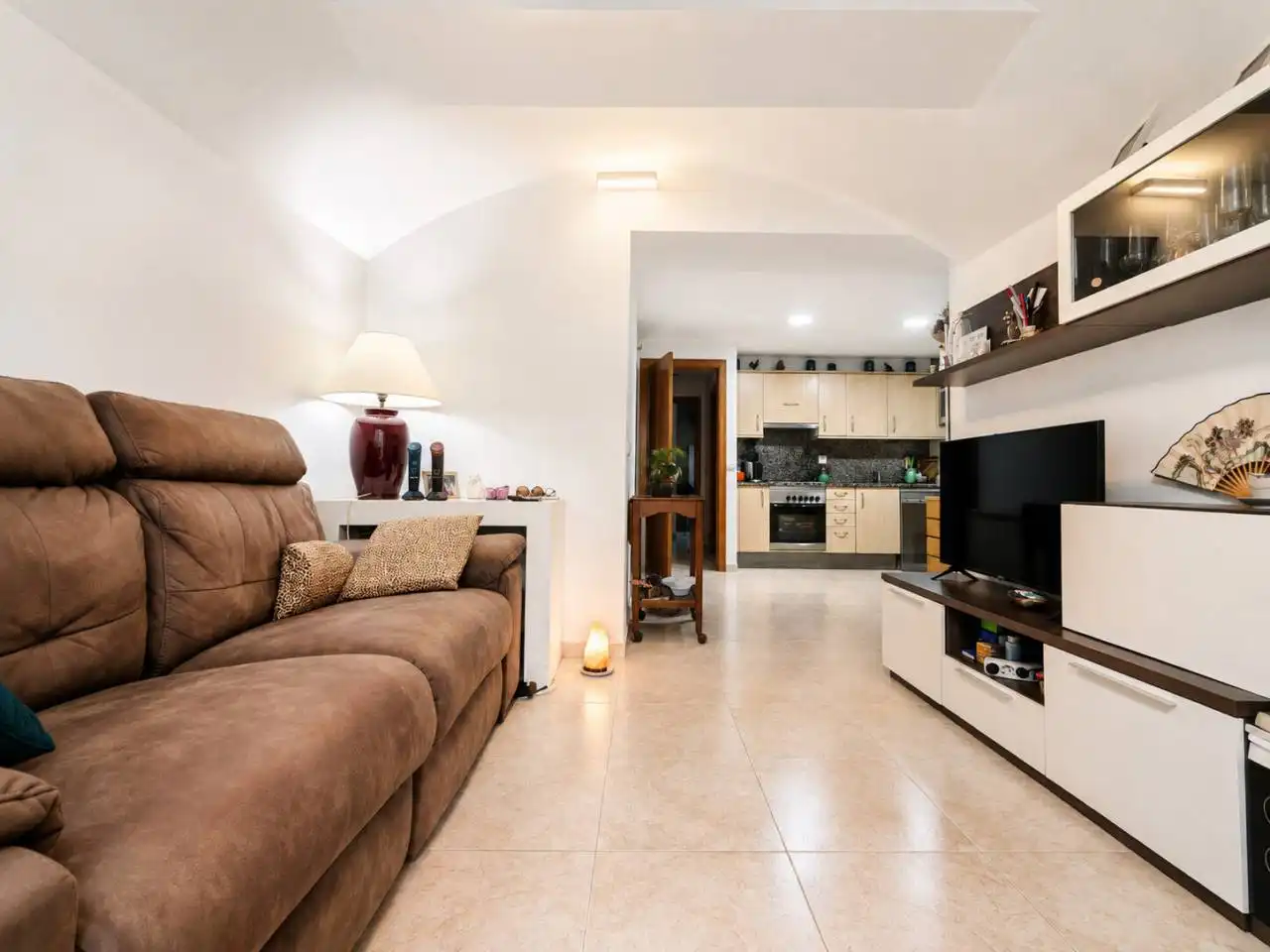Living room of Flat for sale in Flaçà  with Heating and Storage room