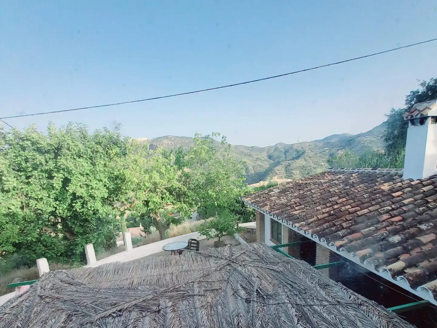 Vista exterior de Casa adosada en venta en Comares con Terraza, Trastero y Amueblado