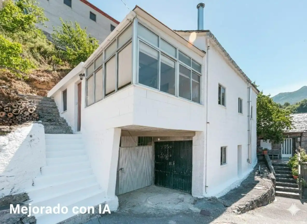 Vista exterior de Casa o xalet en venda en Ibias amb Calefacció, Terrassa i Moblat