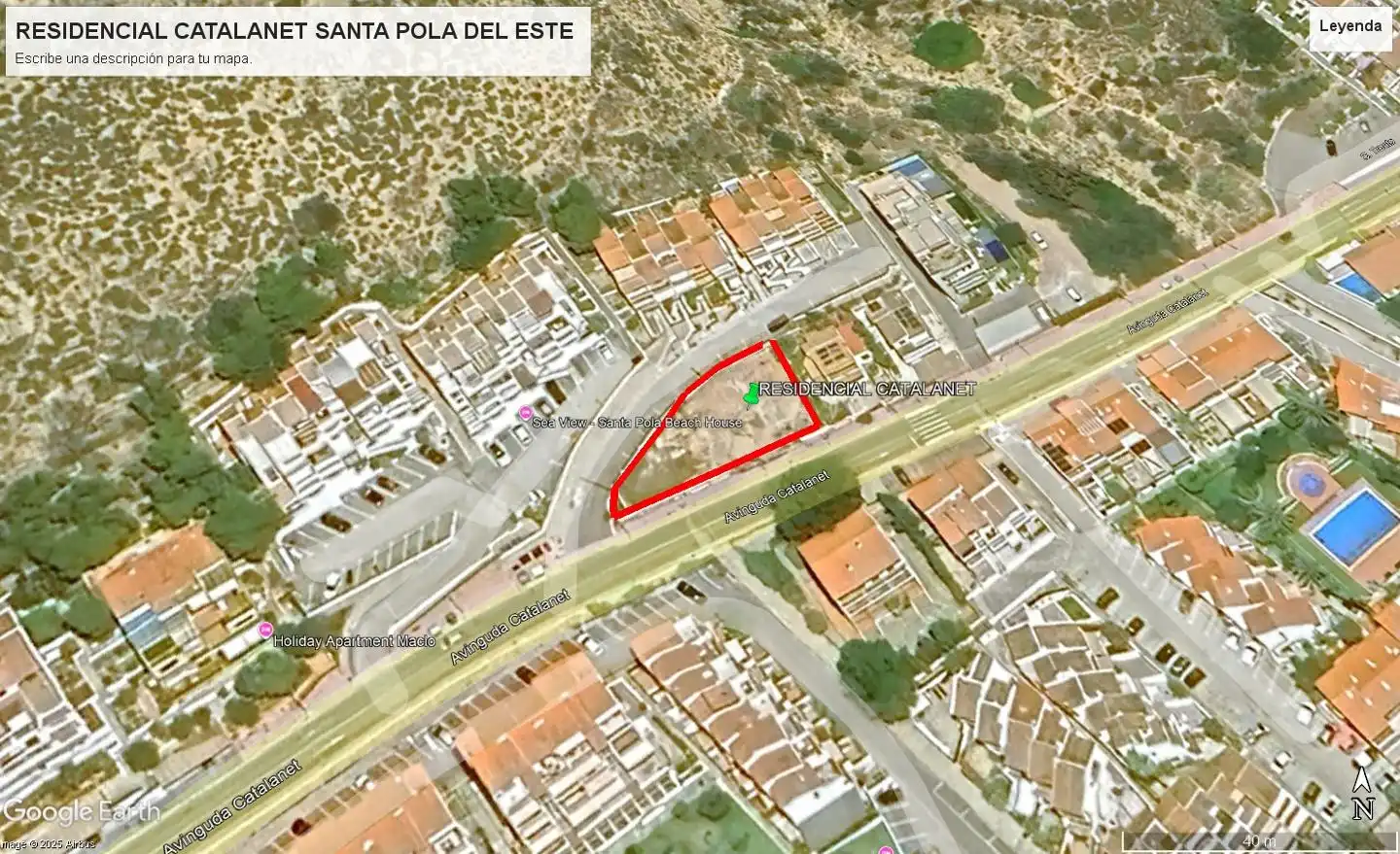Außenansicht von Wohnung zum Verkauf in Santa Pola mit Klimaanlage, Terrasse und Schwimmbad