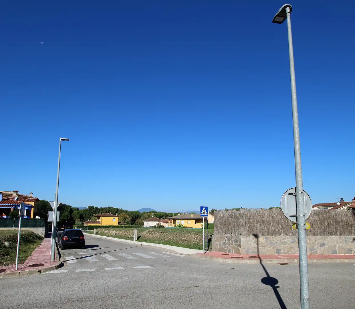 Vista exterior de Residencial en venda en Riudellots de la Selva