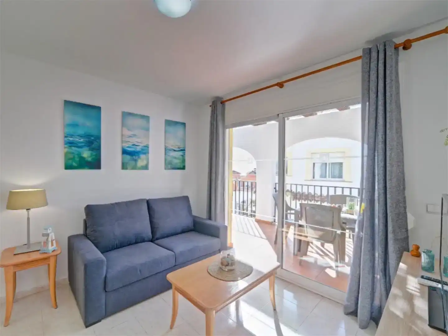 Sala de estar de Casa adosada en venta en Senija