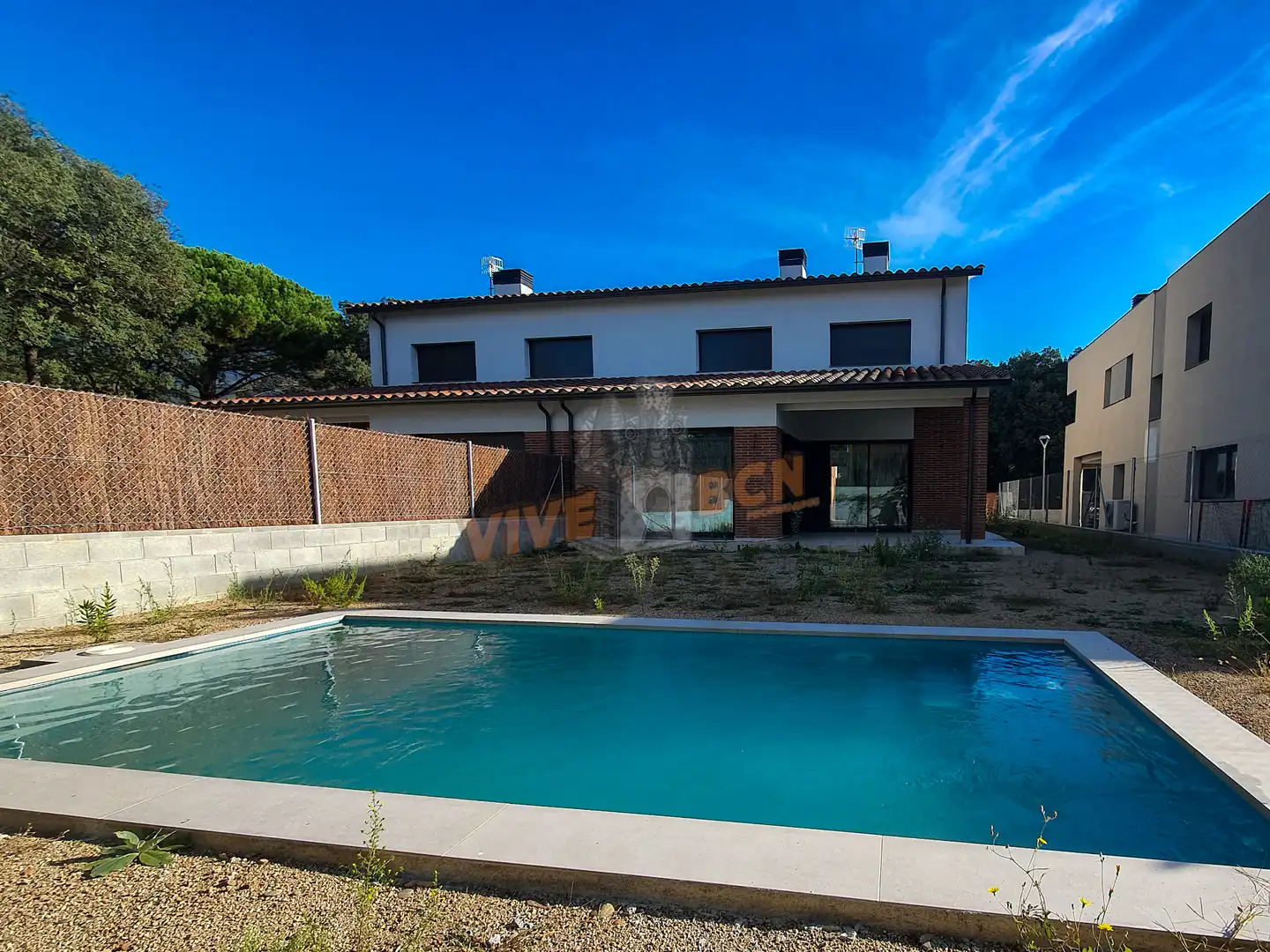 Piscina de Casa adosada en venta en Sant Esteve de Palautordera con Calefacción, Jardín privado y Terraza