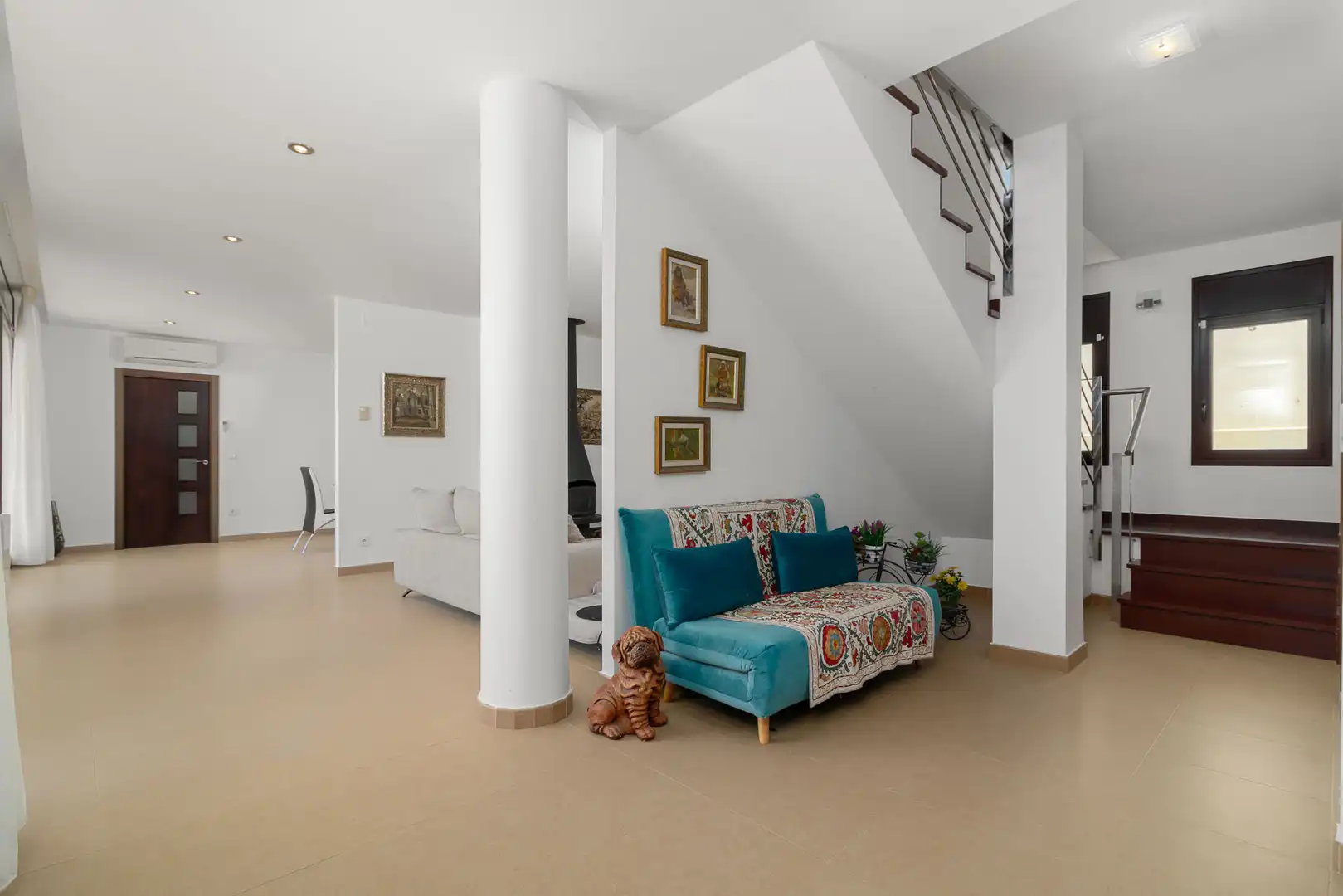 Sala de estar de Casa o chalet en venta en Pau con Aire acondicionado, Calefacción y Jardín privado