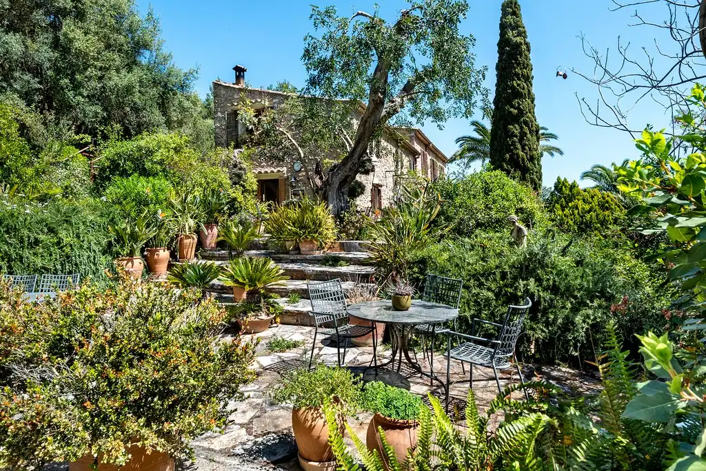Terrace of Country homes for sale in Mancor de la Vall  with Private garden, Terrace and Swimming Pool