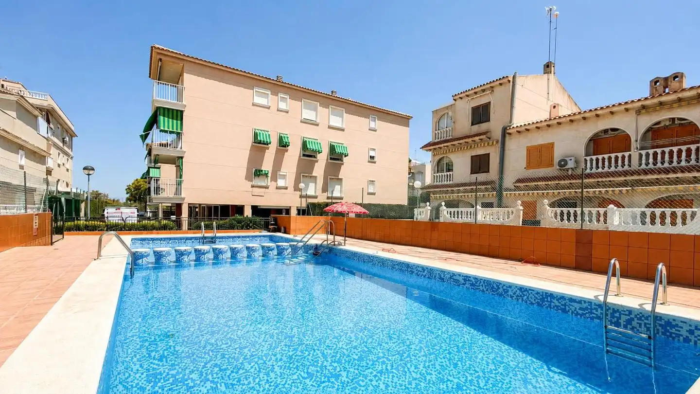 Swimming pool of Flat for sale in Santa Pola  with Terrace, Swimming Pool and Furnished
