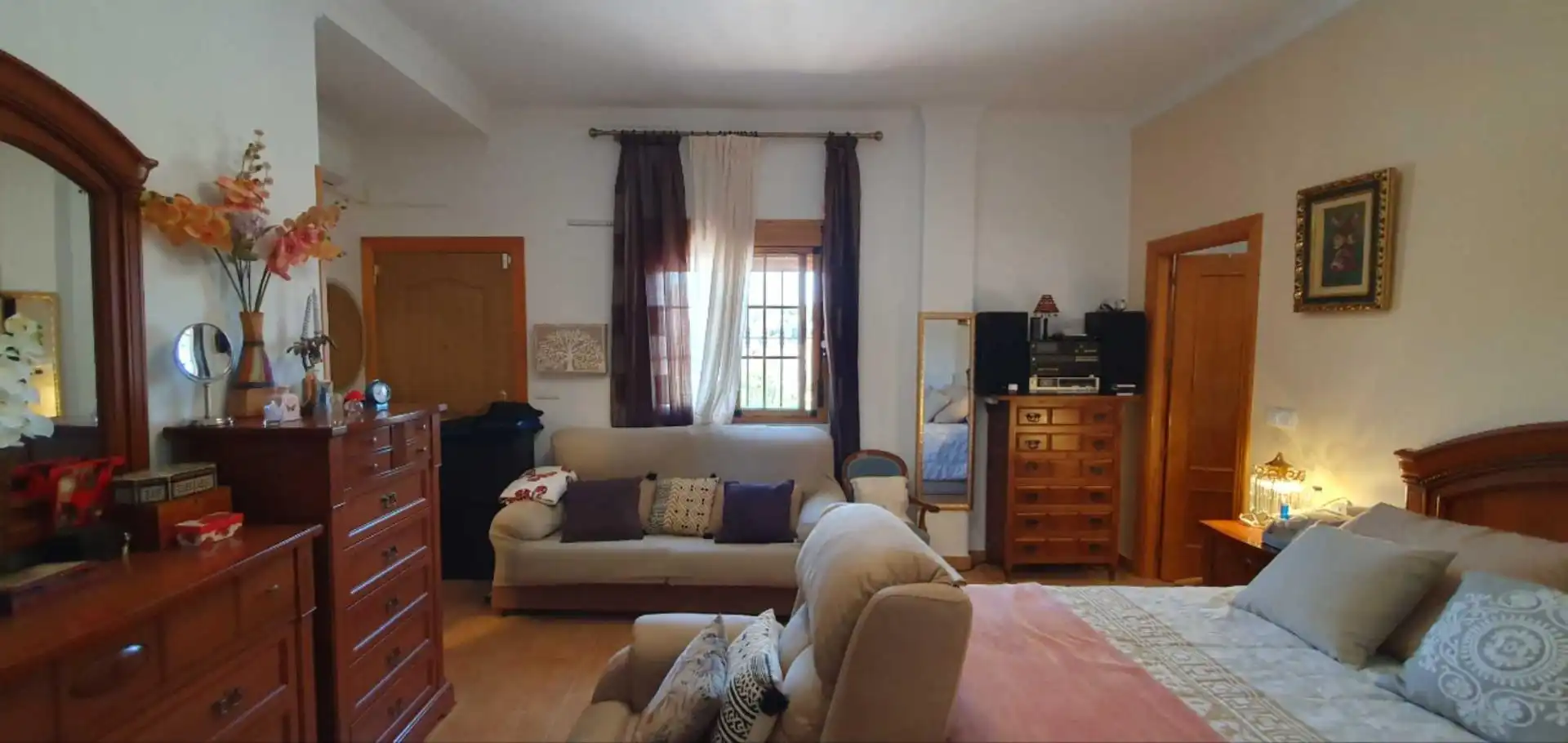 Sala d'estar de Finca rústica en venda en Málaga amb Aire condicionat, Calefacció i Jardí privat