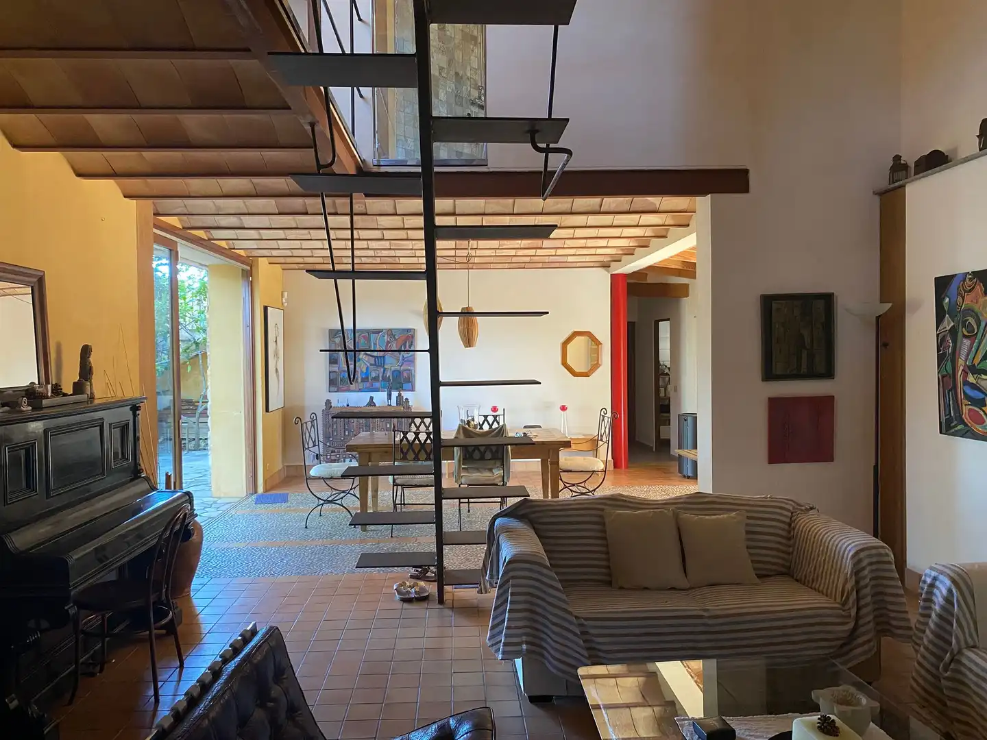 Sala de estar de Casa o chalet de alquiler en Santa María del Camí con Terraza y Balcón