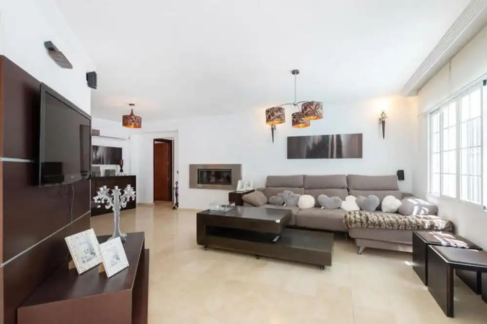 Sala d'estar de Casa o xalet de lloguer en San Pedro de Alcántara