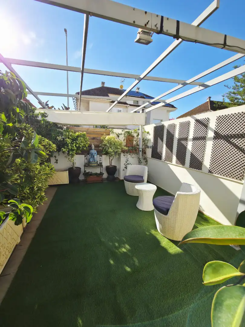 Terrassa de Casa o xalet en venda en Picanya amb Aire condicionat, Jardí privat i Terrassa