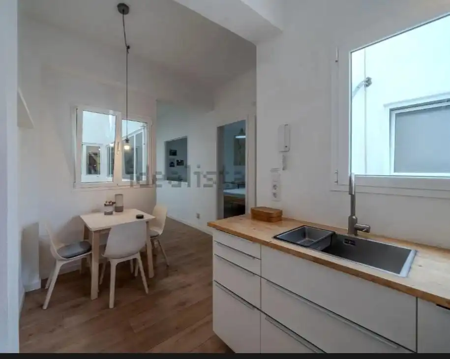 Küche von Wohnung zur Miete in Las Palmas de Gran Canaria mit Parkett und Möbliert