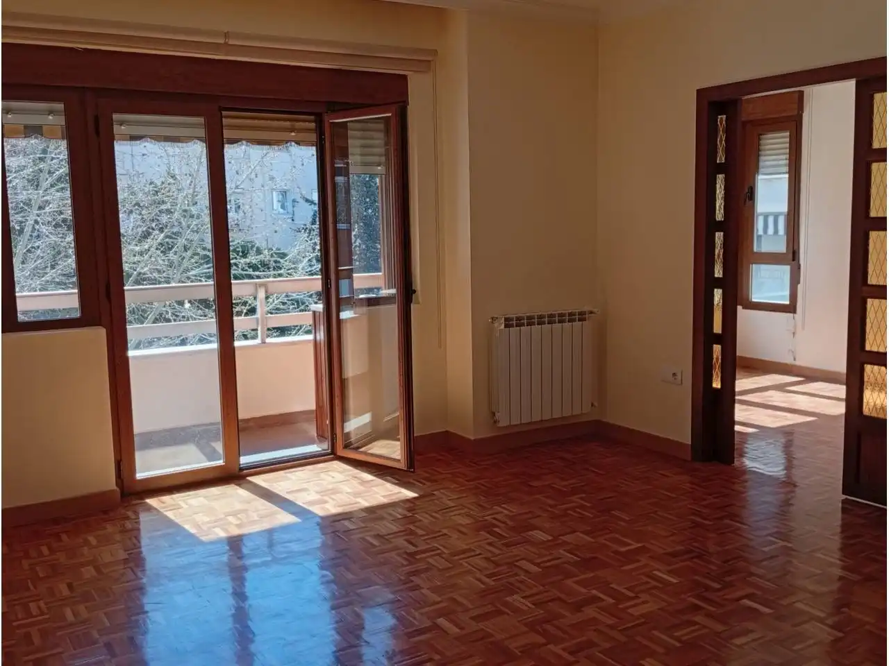 Schlafzimmer von Wohnung zum Verkauf in Ciudad Real mit Klimaanlage, Parkett und Balkon