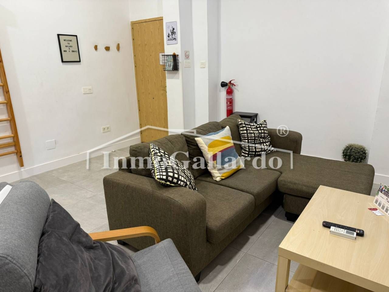 Living room of Flat for sale in Málaga Capital  with Air Conditioner and Furnished