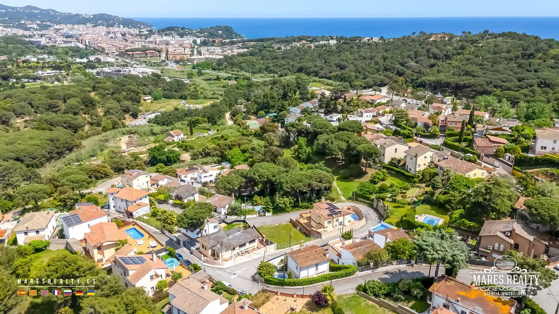 Exterior view of Houses for sale in Lloret de Mar  with Air Conditioner, Heating and Private garden