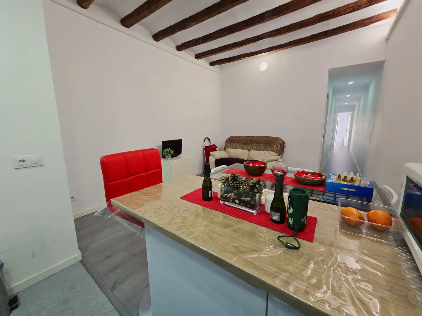 Sala d'estar de Pis en venda en Tarragona amb Aire condicionat, Parquet i Moblat