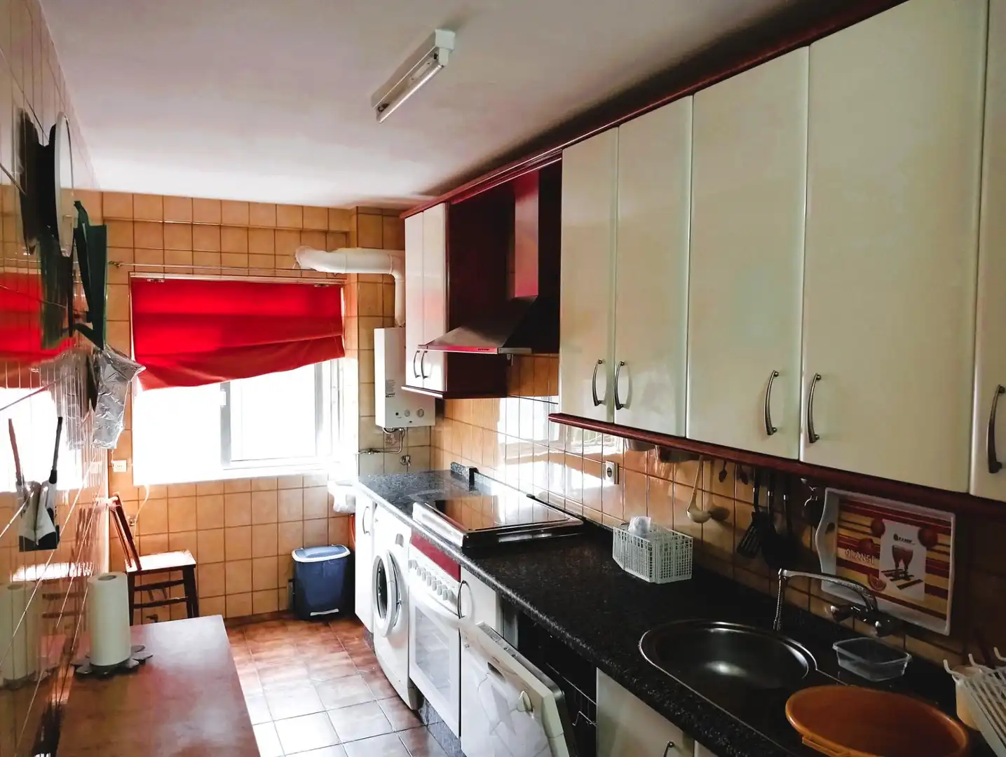 Kitchen of Flat for rent in Sevilla  with Air Conditioner, Terrace and Furnished