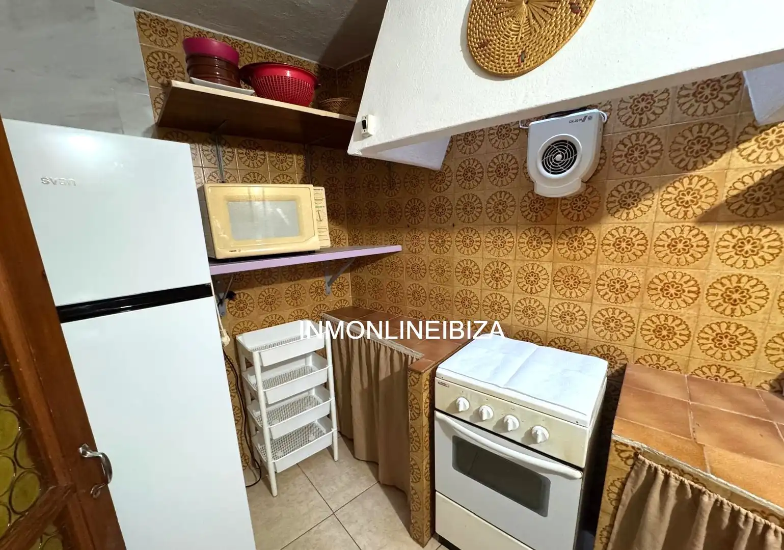 Cocina de Piso de alquiler en Sant Josep de sa Talaia con Amueblado, Horno y Lavadora