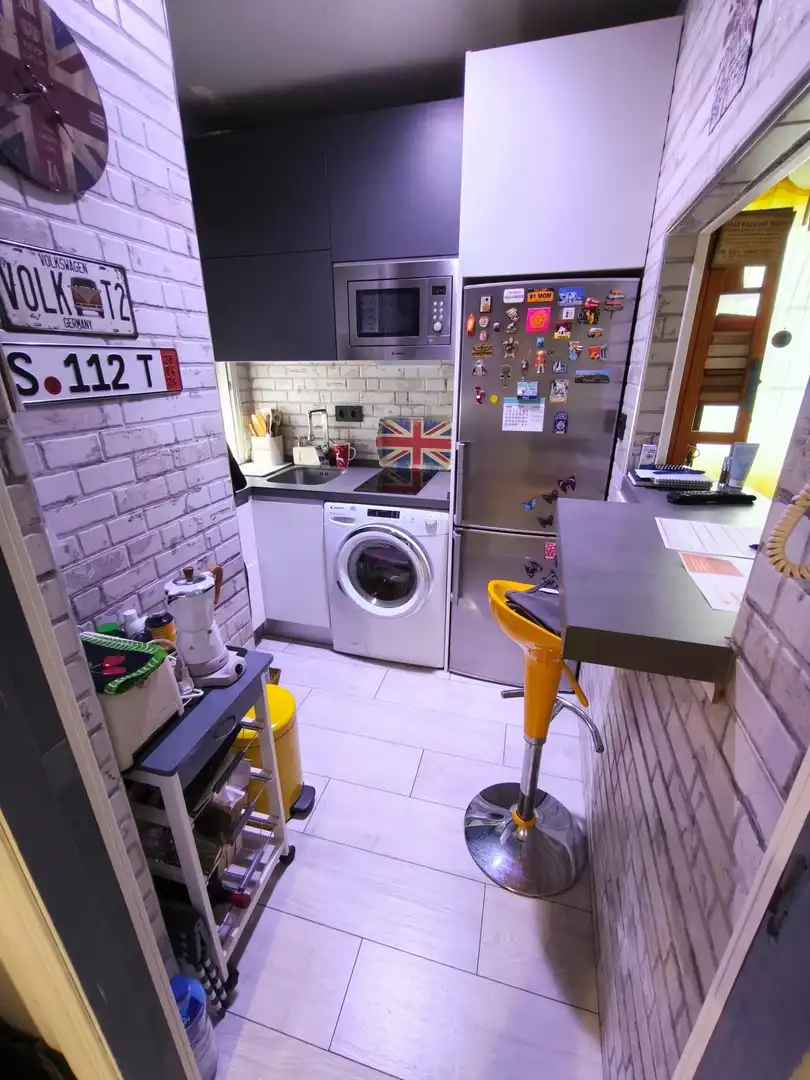 Cocina de Ático en venta en San Andrés del Rabanedo con Calefacción, Terraza y Amueblado