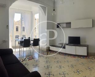 Living room of Flat to rent in  Valencia Capital  with Air Conditioner, Heating and Furnished
