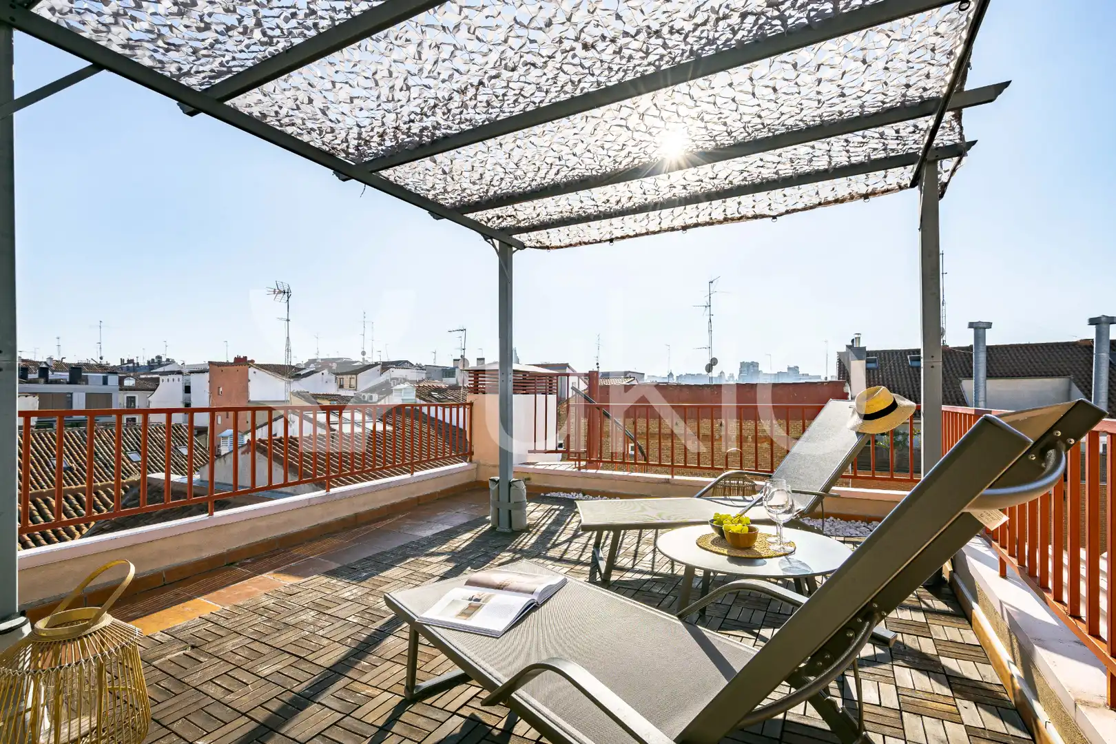 Terrace of Apartments for rent in Madrid  with Air Conditioner, Heating and Terrace